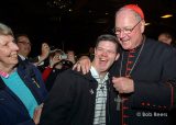 2013 Lourdes Pilgrimage - SUNDAY Cardinal Dolan Presents Malades Medals Pius X (66/71)